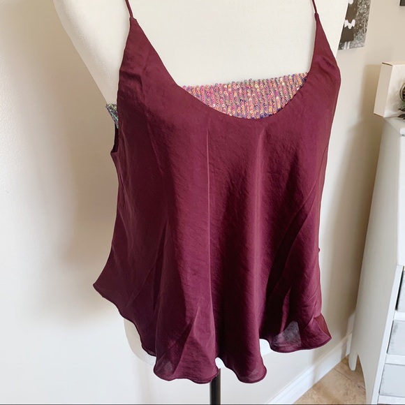 Free People Turn It On Cami In Vetiver Bloom Sz M - Picture 14 of 14